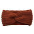 Bandeau cheveux torsadé en laine côtelée modèle Masha